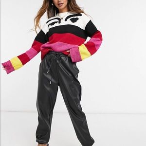 Derek Lam 10 Crosby
Multi Stripe Chunky Sweater